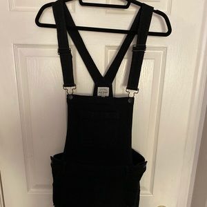 Basic Denim black overalls